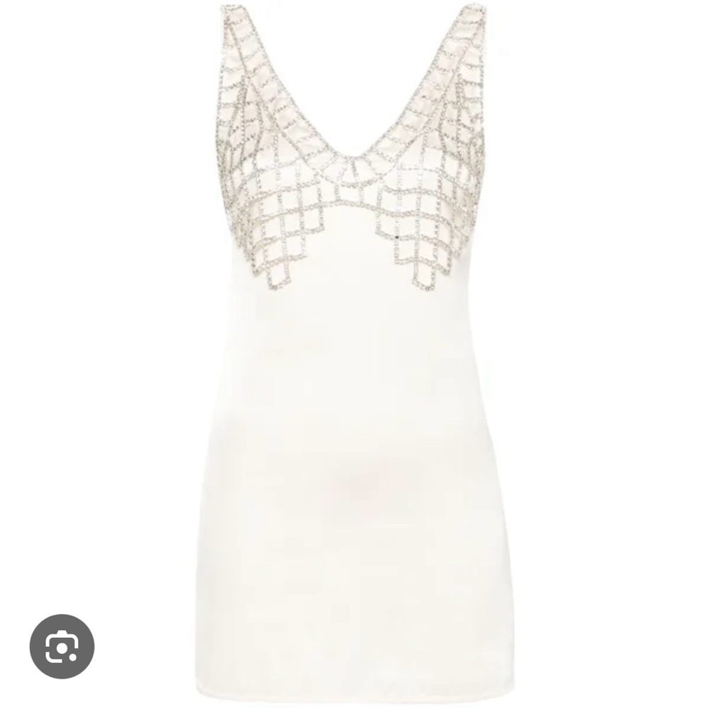 Self-Portrait Mini Diamanté Bralette Dress - Size US 4 - Picture 4 of 4